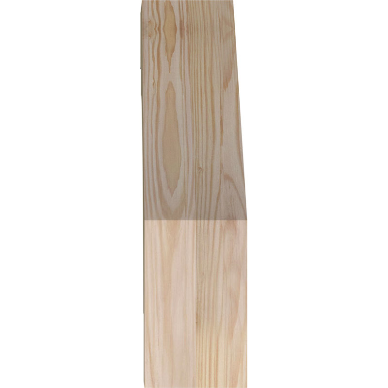 Attelle de genou Westlake, Sapin de Douglas, H 30 po x l 4 po x P 22 po, Brute