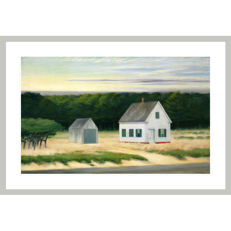 «August on Cape Cod» par Edward Hopper, impression giclée encadrée, 28.56" H x 41.5" W