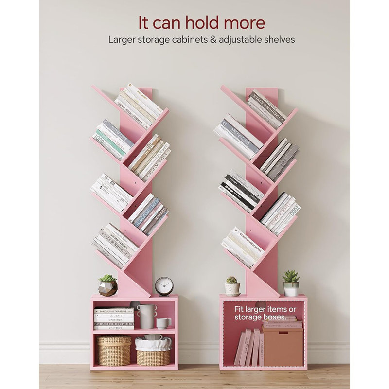 Bibliothèque à 6 niveaux, bibliothèque haute avec cabine de rangement