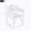 Ensemble de 2 chaises d'extérieur pour l'extérieur, beige et beige-853886182