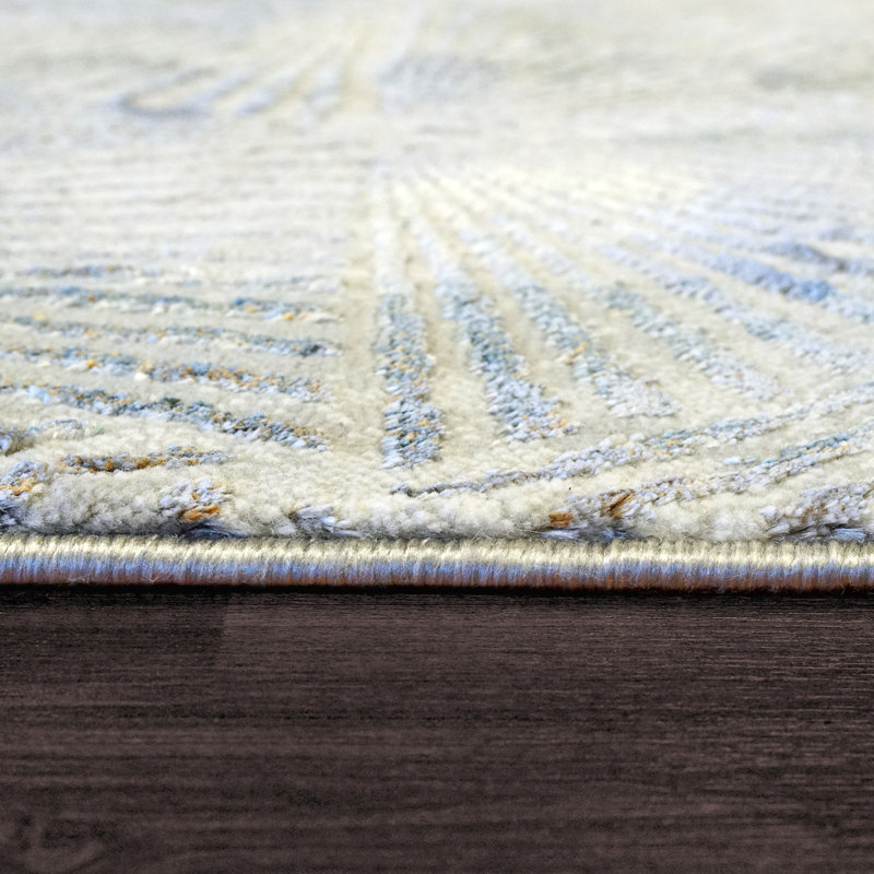 Tapis gris Bireuen, Rectangle 7 pi 10 po x 10 pi 10 po