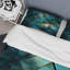 Ensemble de housse de couette Emerald Blue Pyramid Shapes II - Abstract Modern Shapes-101242503