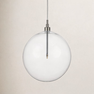 Jeanna Single Light Glass Dimmable Pendant