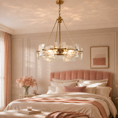 Hanshelmut 6-Light Dimmable Drum Chandelier