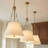 Lodi 4-Light Dimmable Fabric Cone Pendant-1829598408