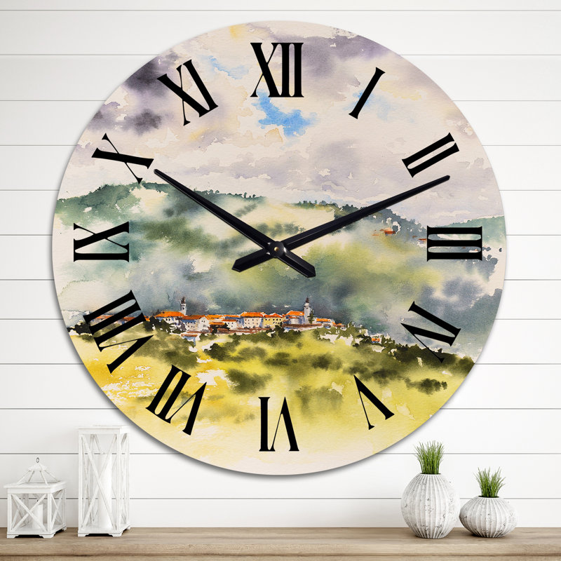 Horloge murale surdimensionnée, Grand