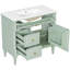 Meuble-lavabo 36 po avec lavabo-419904646