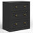 Modern Nightstand With 3 Drawers-763325599