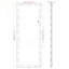 Miroir pleine grandeur Hollywood avec lumières DEL à intensité variable, 63 x 24 po