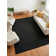 Tapis noir / blanc Wabi Sabi
