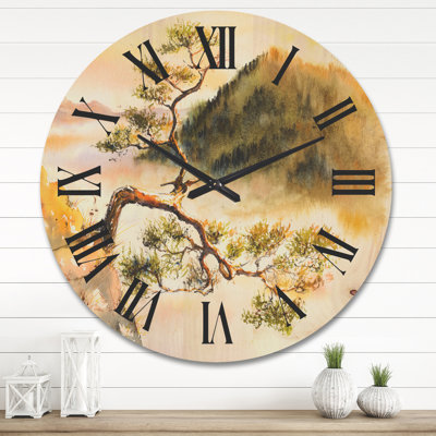 Solid Wood Wall Clock