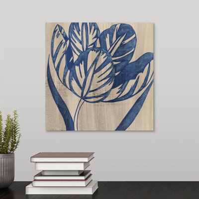Indigo Floral " Indigo Tulip "