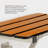 Teak Shower Bench Seat