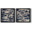 Indigo Markings I - Ensemble de 2 reproductions d'art encadrées-633692425-563722772-633692430