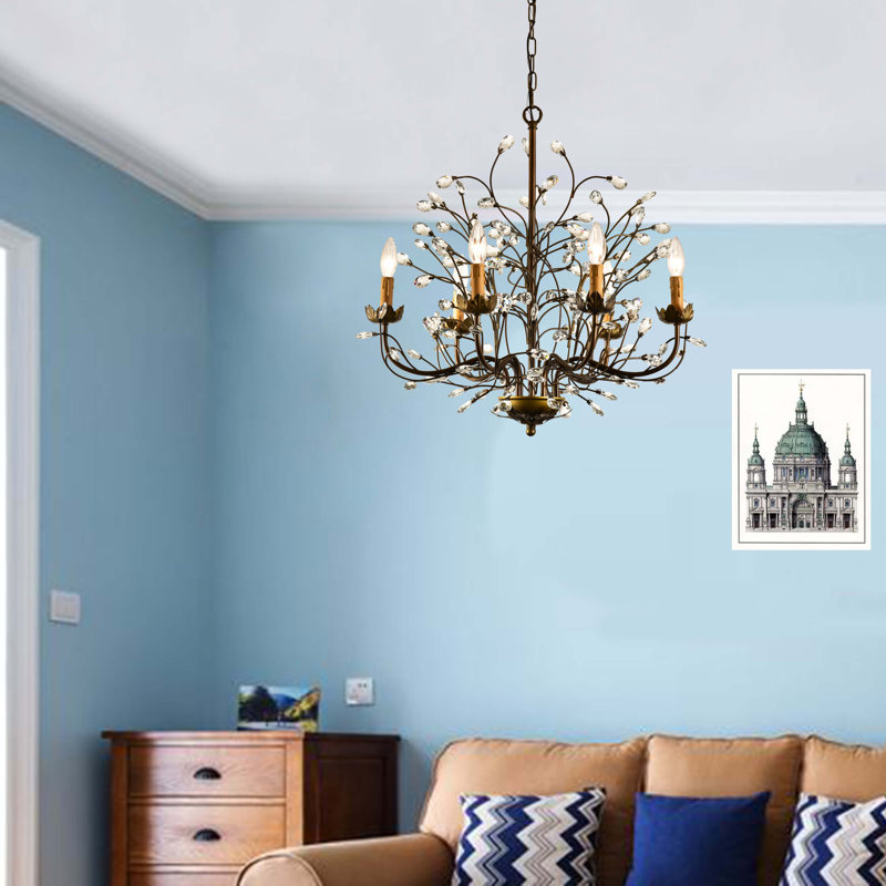 West Oak Lane 6 - Light 24'' Traditional / Classic Chandelier