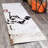 Floral Medley Soft Non Woven Printed Rug with Intricate Leaf Motifs for a Touch of Nature in Your Living Space-114328481