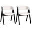 Fauteuils de cuisine rembourrés avec siège rembourré Mid-Century-52564016-52564030