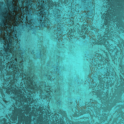Tapis bleu / bleu sarcelle