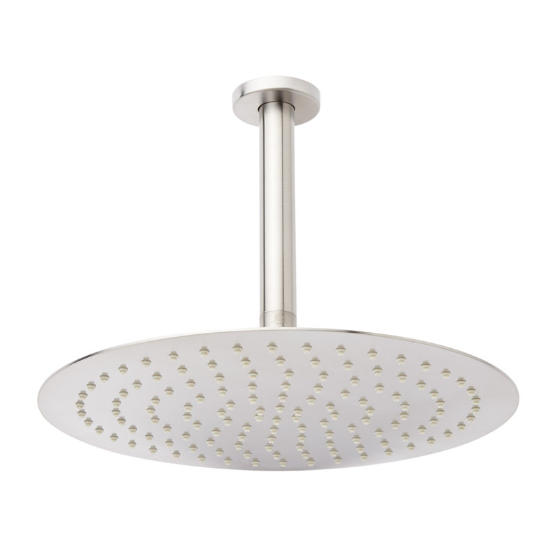Rain Fixed Shower Head, Brushed Nickel
