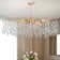 Jedidja 13 - Light Crystal Dimmable Wagon Wheel Chandelier