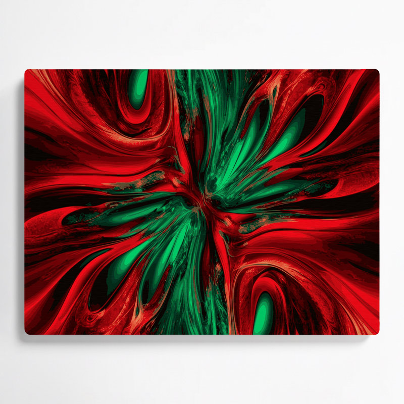 Gradient Abstract 87, art mural en métal brun, H 11 po x l 14 po