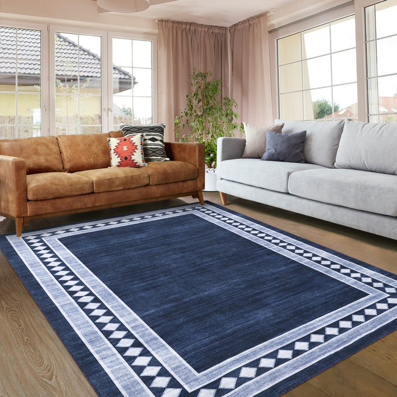 Karch Washable Oriental Indoor Rug, Rectangle 9' x 12'