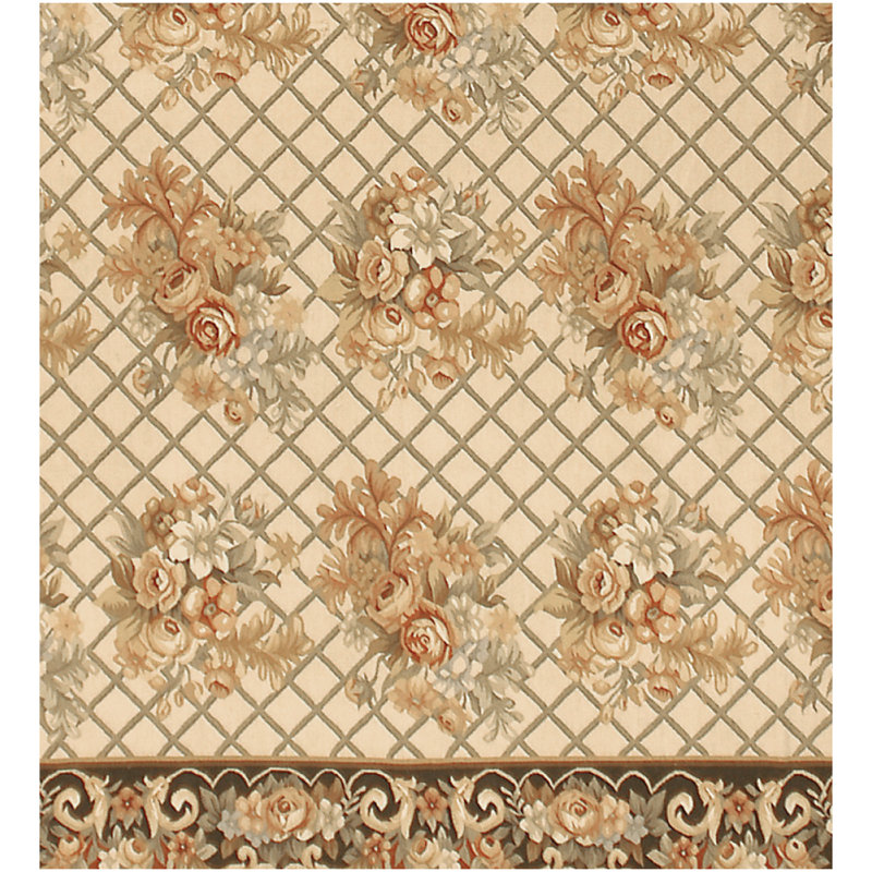 Wool Oriental Area Rug, Rectangle 3' x 5'