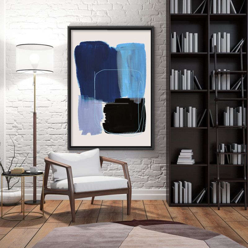 Abstract Brushed With Opulence, 30" H x 24" W