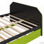 Lit de jour en bois avec lit gigogne simple, bureau et port USB-118019846