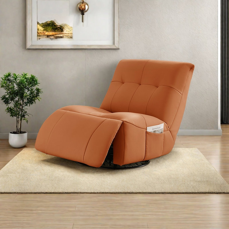 Comfortable and eco-friendly recliner chair, Orange