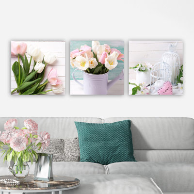 No Title - 3 Piece Wrapped Canvas Panoramic Print