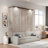 Murphy Bed With Sofa And Led