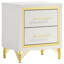 Table de chevet 2 tiroirs