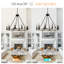 Lustre style chandelier rustique 32 po 32 lumières