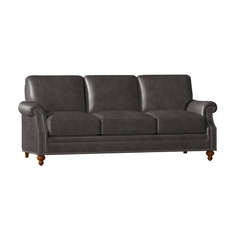 Canapé West, Cuir véritable Outsider Raven, Nouveaux classiques, Bronze