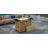 43" Propane Gas Fire Pit Table,60000 BTU Rectangular Open Weave Wicker Fire Pit With Glass Wind Guard For Outside Patio Deck Garden Backyard-668625866