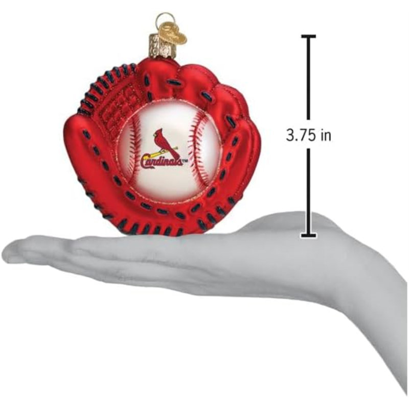 3.75'' Glass Hanging Figurine Ornament