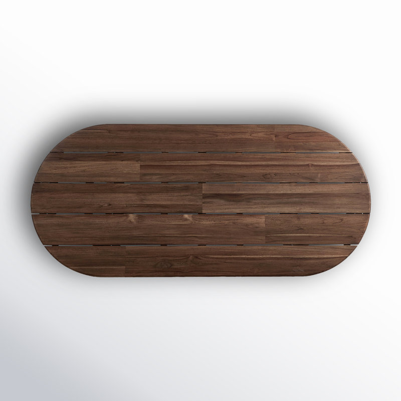 Paden Outdoor Oval Teak Dining Table