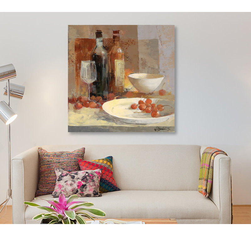 « a good gout iv », impression sur toile, H 48 po x l 48 po x P 1,5 po, Toile tendue, Pas de tapis