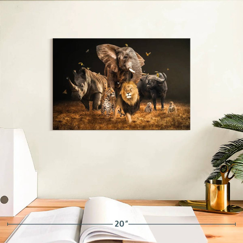 Brampt Big 5, 8" H x 12" W