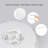 Flush Mount Ceiling Light Fixture 2 Pack With Remote Control, Nightlight Warm 3000K, 12Inch 28W Round Modern Ceiling Light, 3 Light Color Changeables, Brightness(10% To 100%) Adjustable