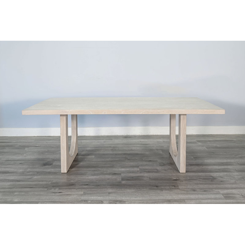  Liz Arched Leg Dining Set, 7 Pieces: Table, 6 Chairs