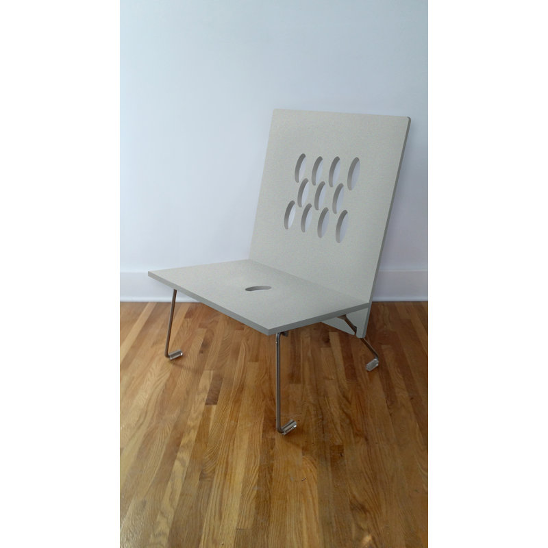 Outdoor Lounge Chair, Gray