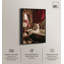 «Elegant Sparkling Bath Tiger Glam», impression sur toile encadrée par Art Remedy, cadre noir, 16 x 24-129626772-129626777