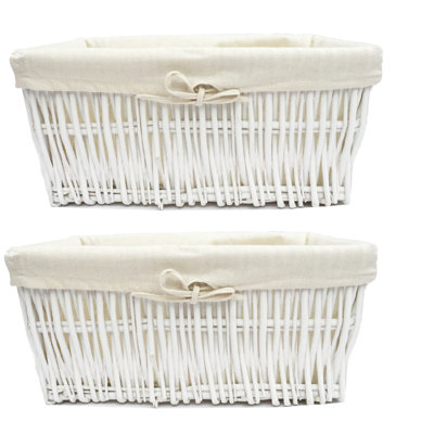 Brambly Cottage Plastic and Wool / Felt Decorative Basket