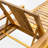 Outdoor Solid Wood Chaise Lounge With Cushion-747211305