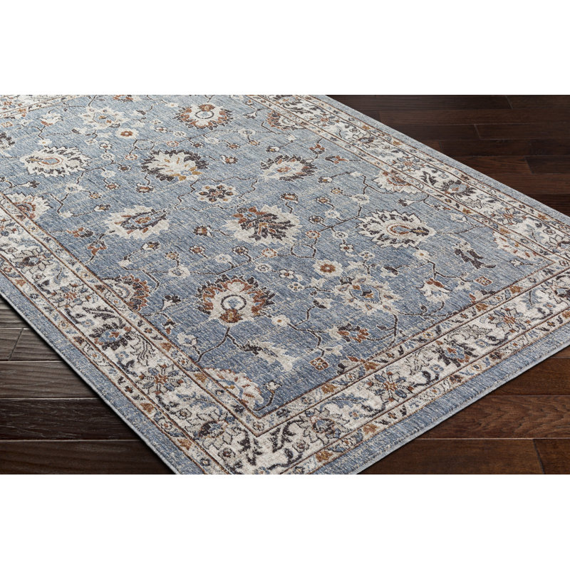 Oriental Indoor / Outdoor Rug, Rectangle 6'7" x 9'