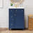 24-Inch Bathroom Vanity Cabinet with Ceramic Sink, 2 Drawers, 1 Door-1487291444