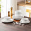 24-Piece Porcelain China Dinnerware Set, Service For 8 