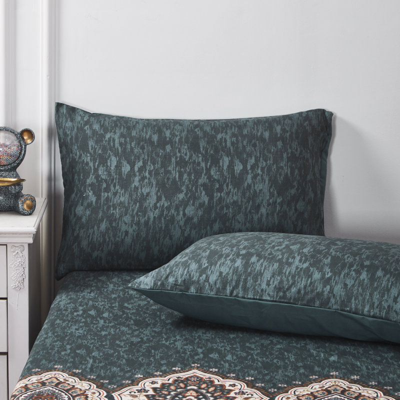 Drap en microfibre et percale, Simple